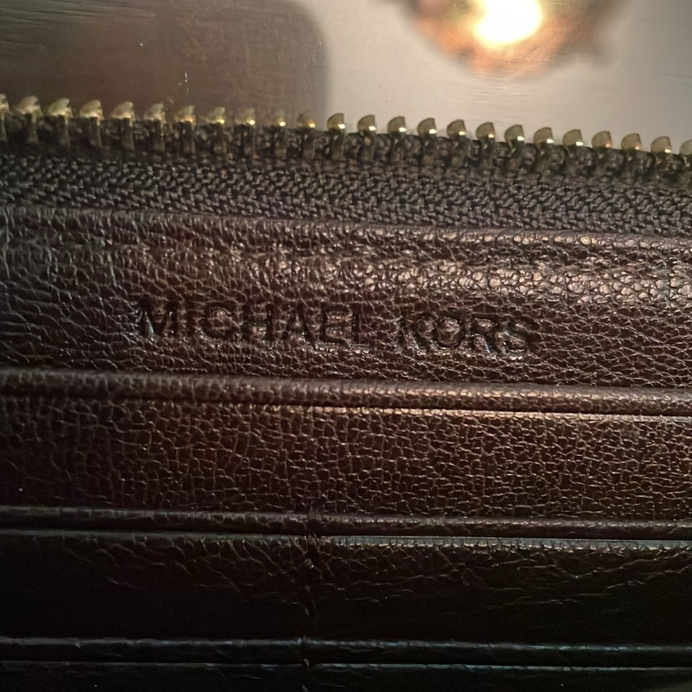 Michael Kors Brown Leather Wallet - Picture 8 of 8